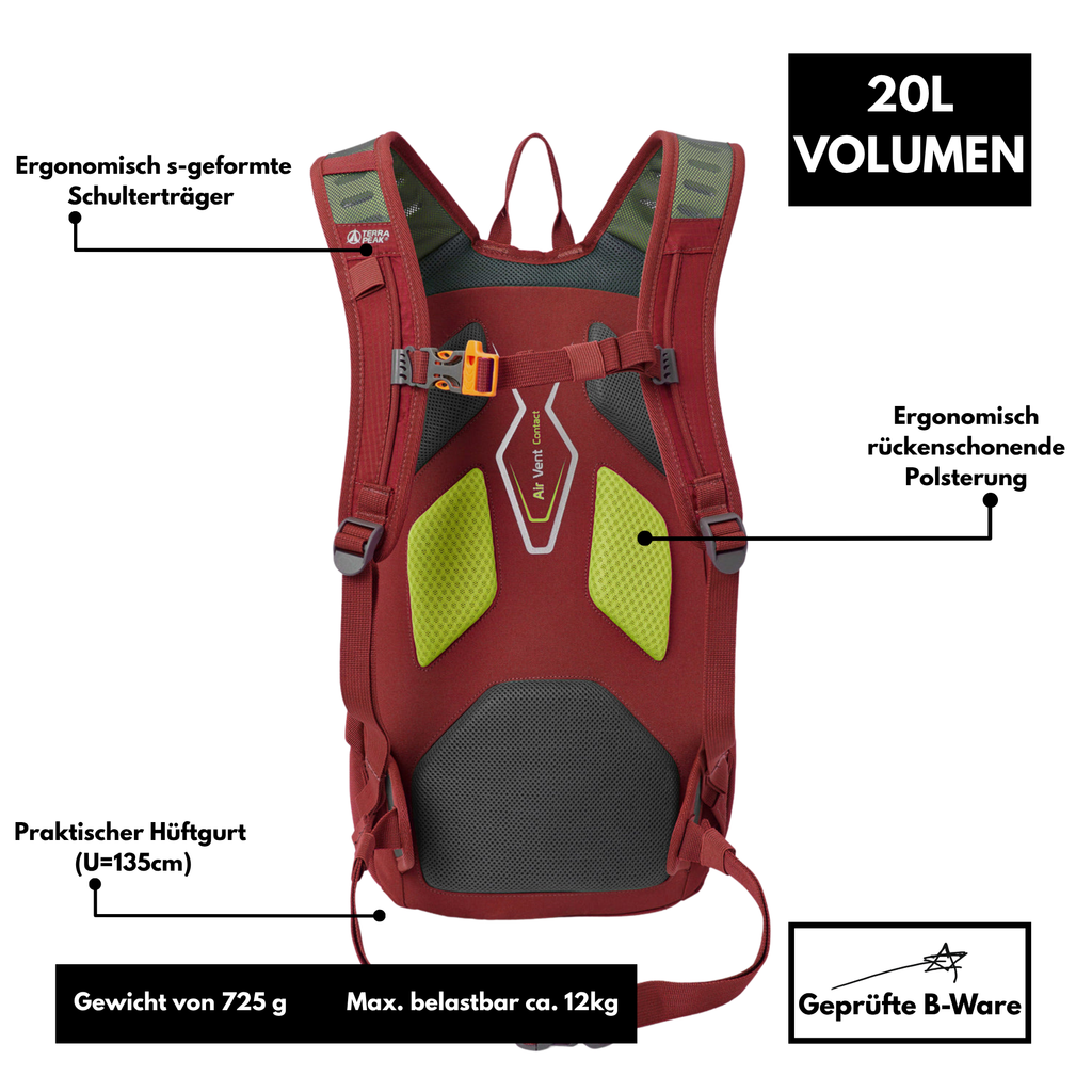 Terra Peak Active 20 - Rucksack 20L - B-Ware