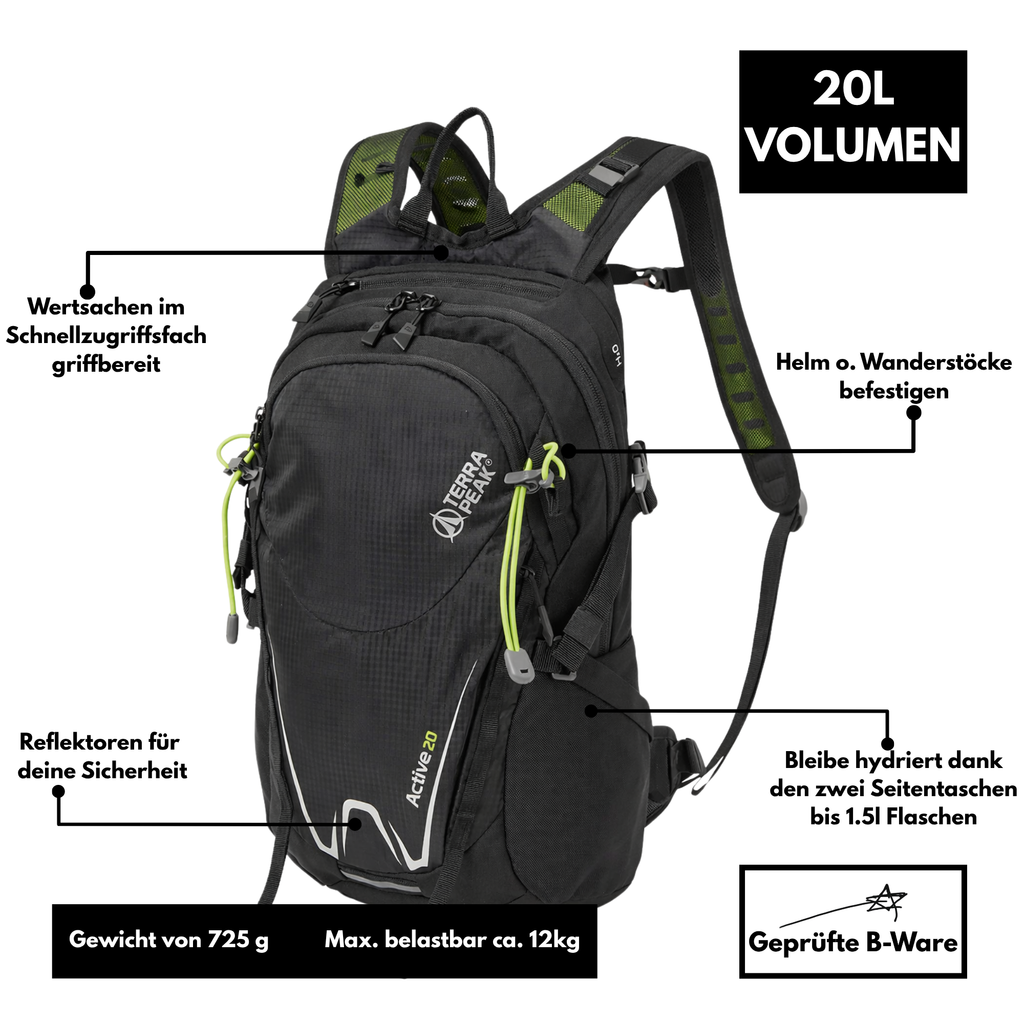 Terra Peak Active 20 - Rucksack 20L - B-Ware