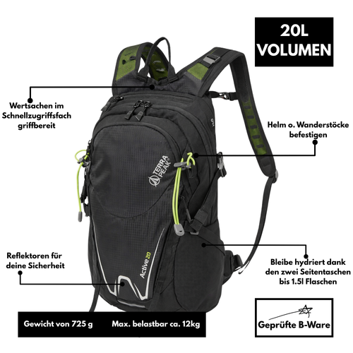 Terra Peak Active 20 - Rucksack 20L - B-Ware