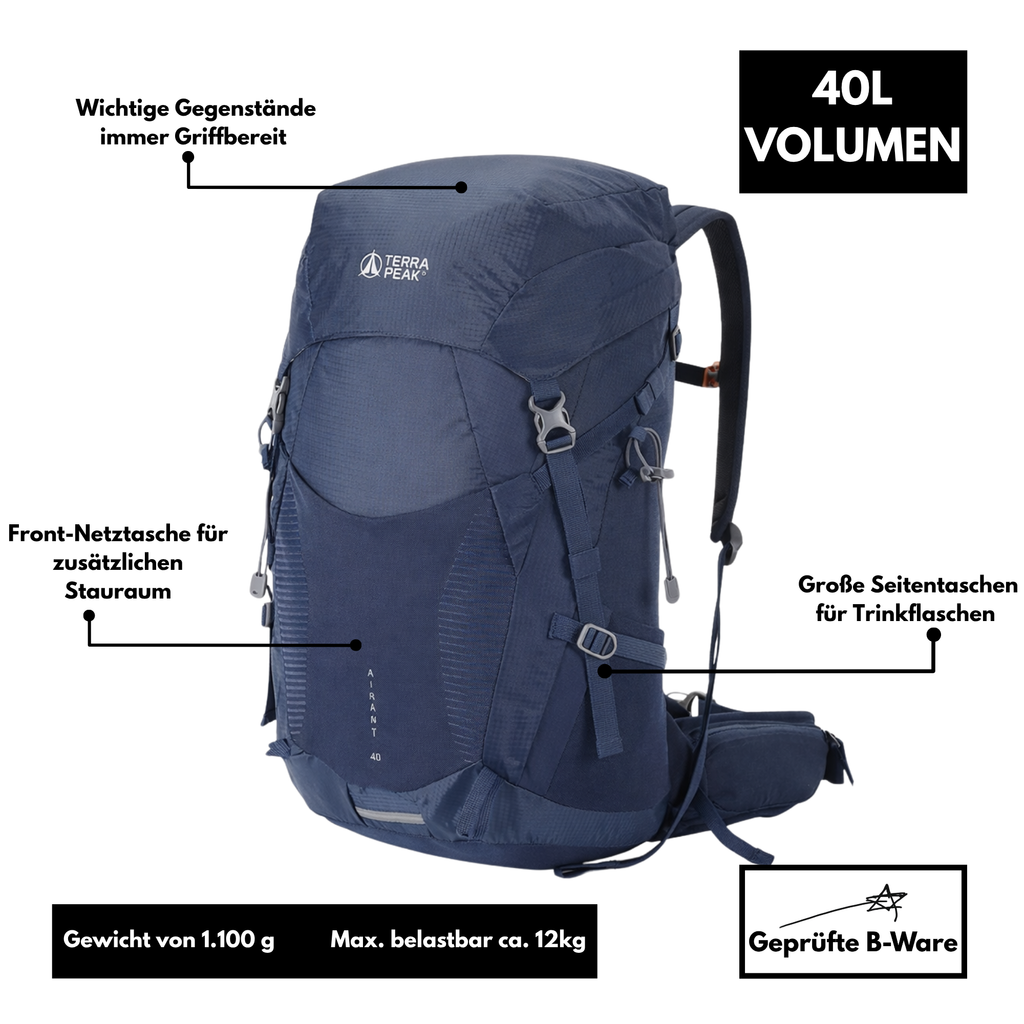 Terra Peak Airant 40 - Rucksack 40L - B-Ware
