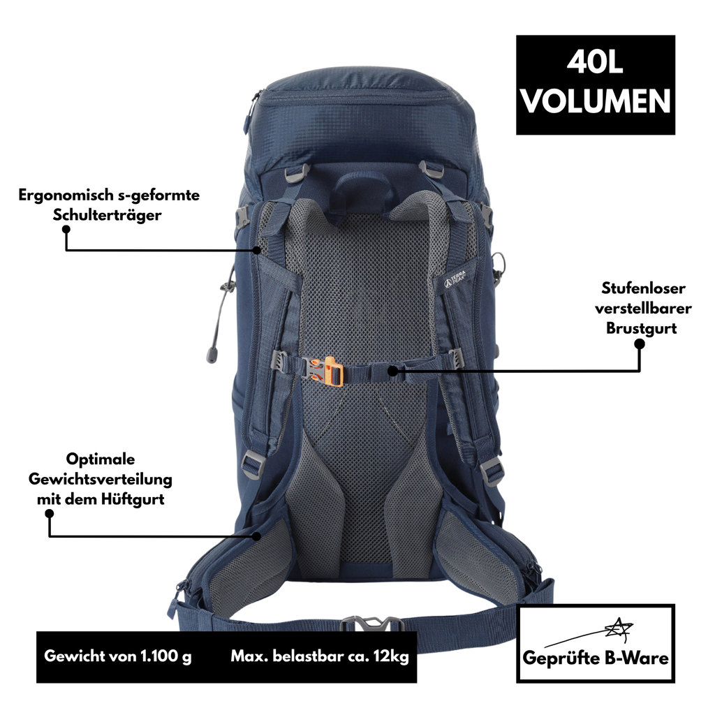 Terra Peak Airant 40 - Rucksack 40L - B-Ware