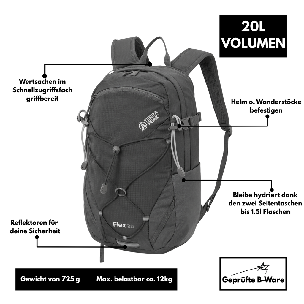 Terra Peak Flex 20 - Rucksack 20L - B-Ware