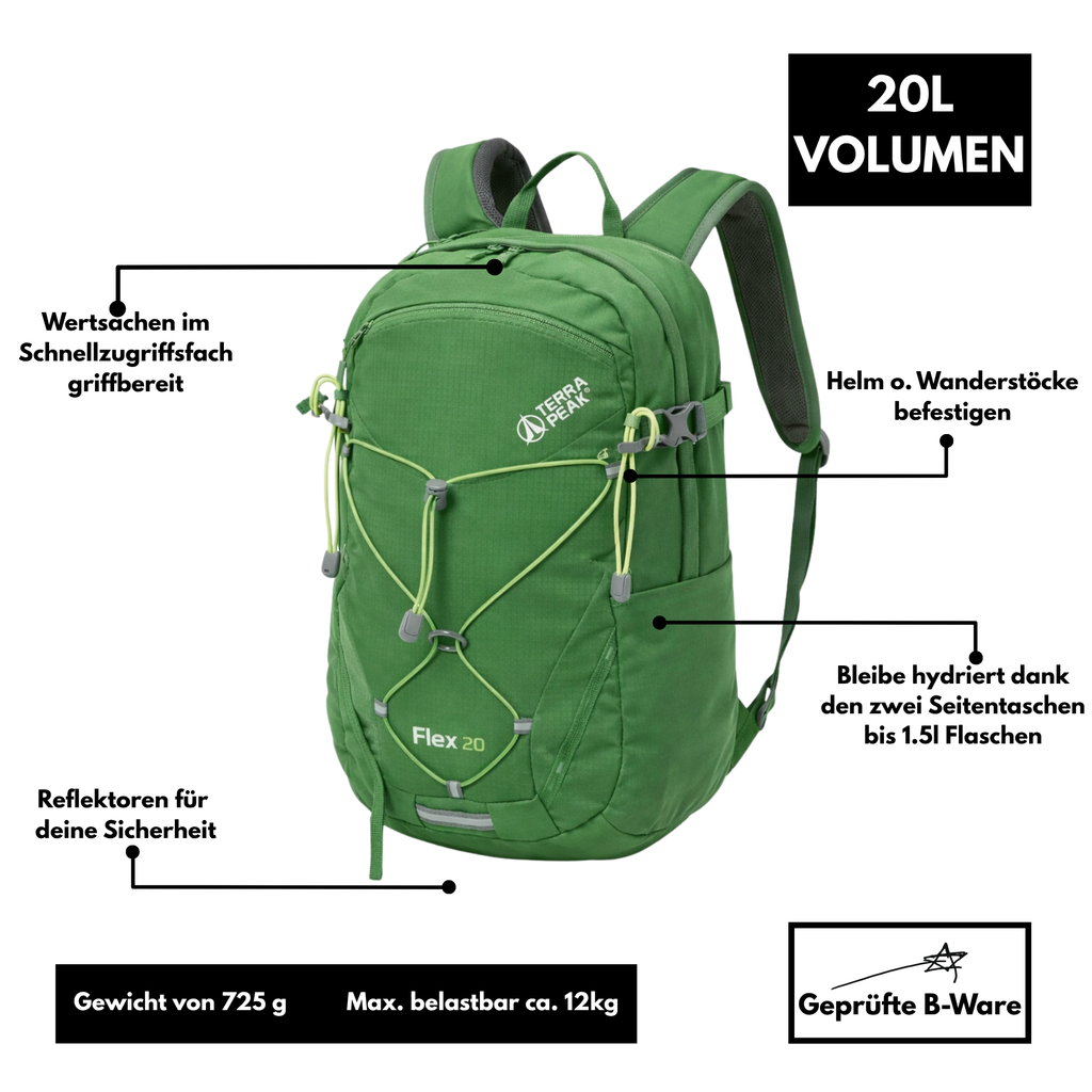 Terra Peak Flex 20 - Rucksack 20L - B-Ware