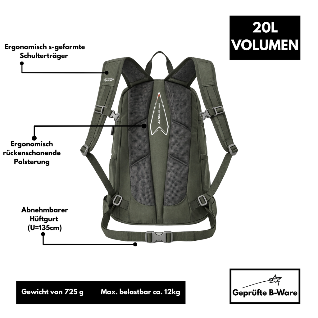 Terra Peak Flex 20 - Rucksack 20L - B-Ware