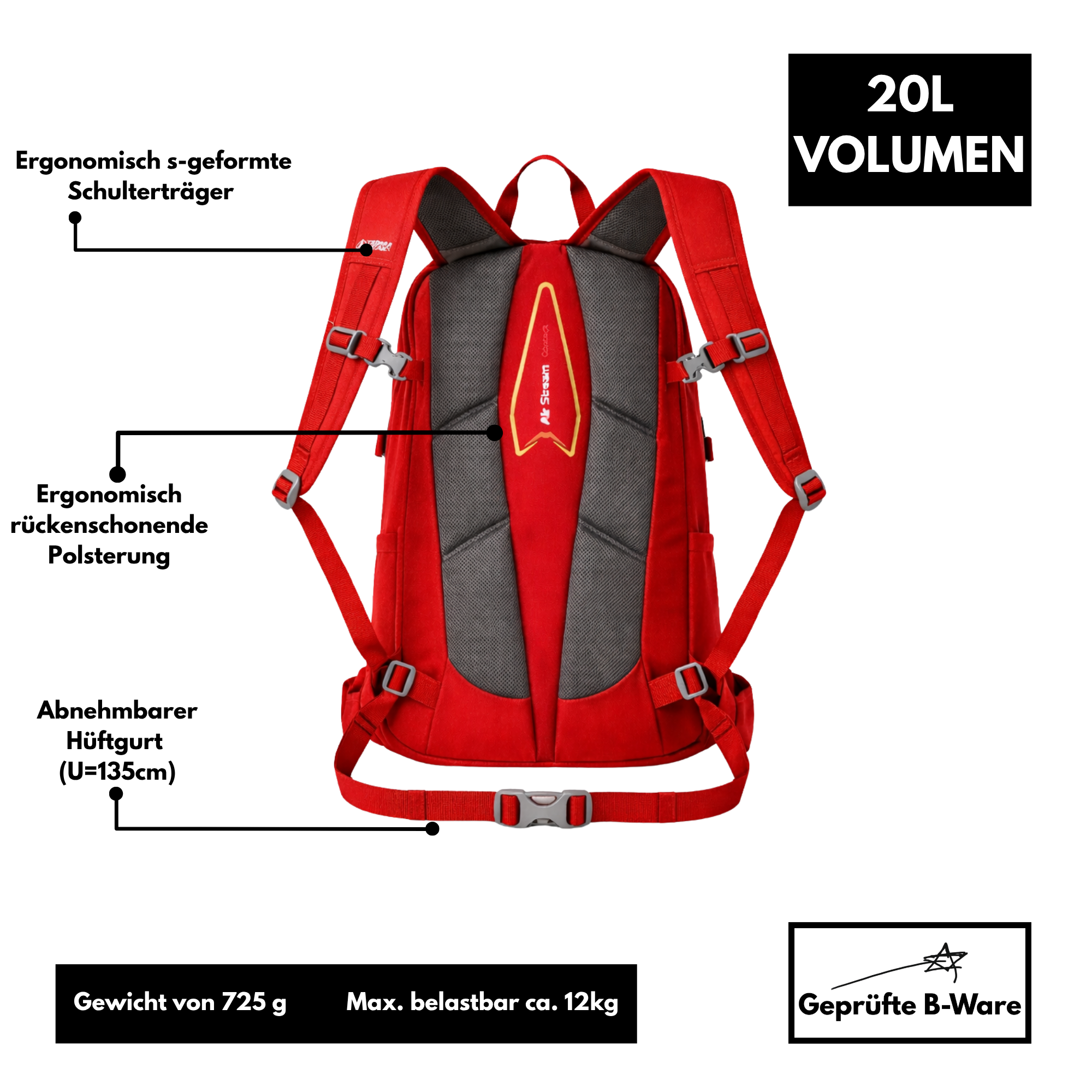 Terra Peak Flex 20 - Rucksack 20L - B-Ware