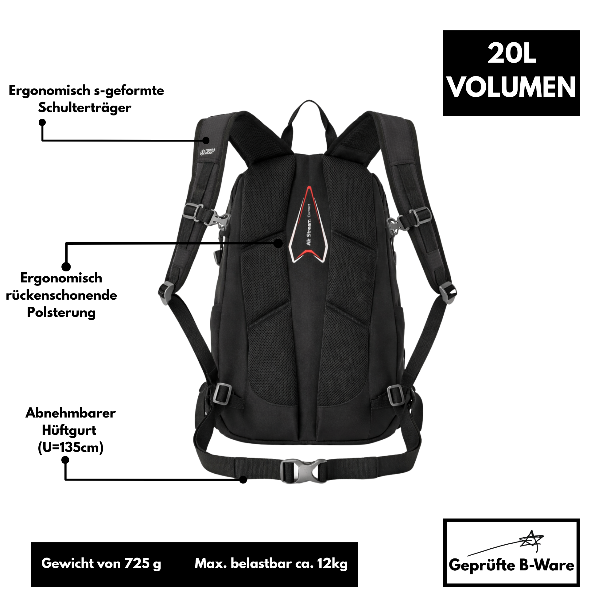 Terra Peak Flex 20 - Rucksack 20L - B-Ware
