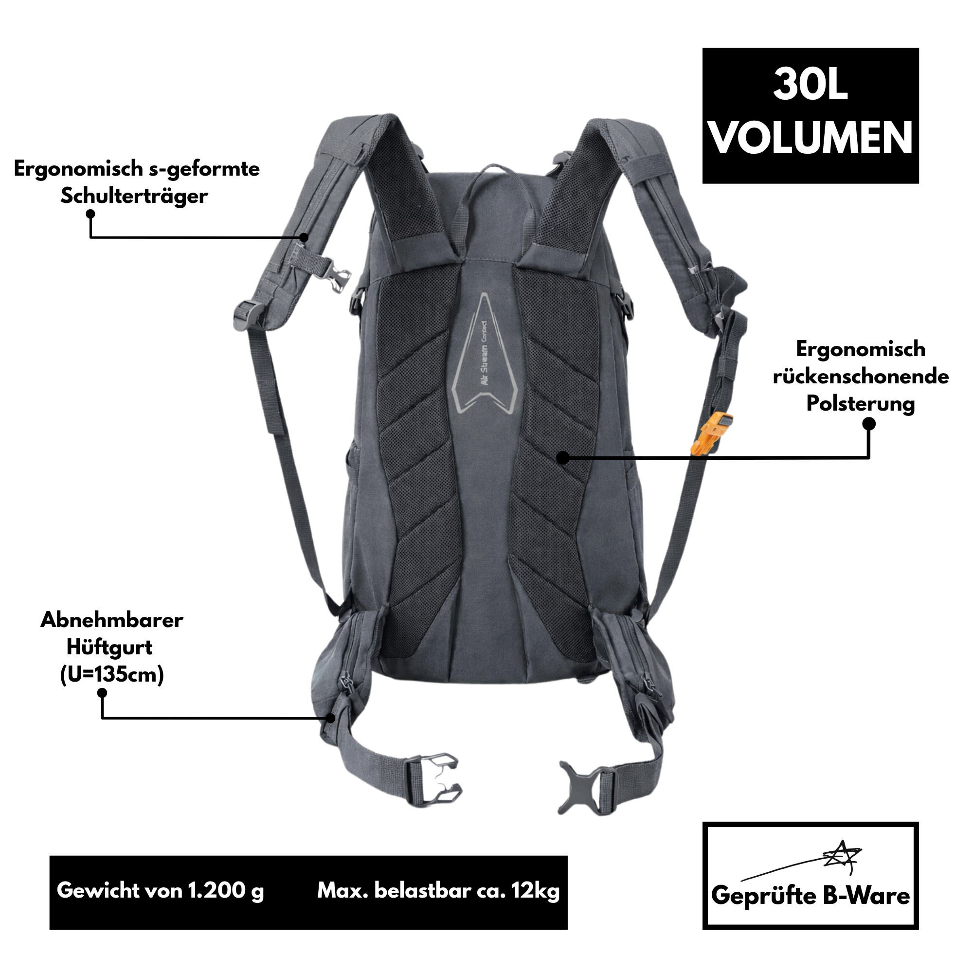 Terra Peak Flex 30 - Rucksack 30L - B-Ware