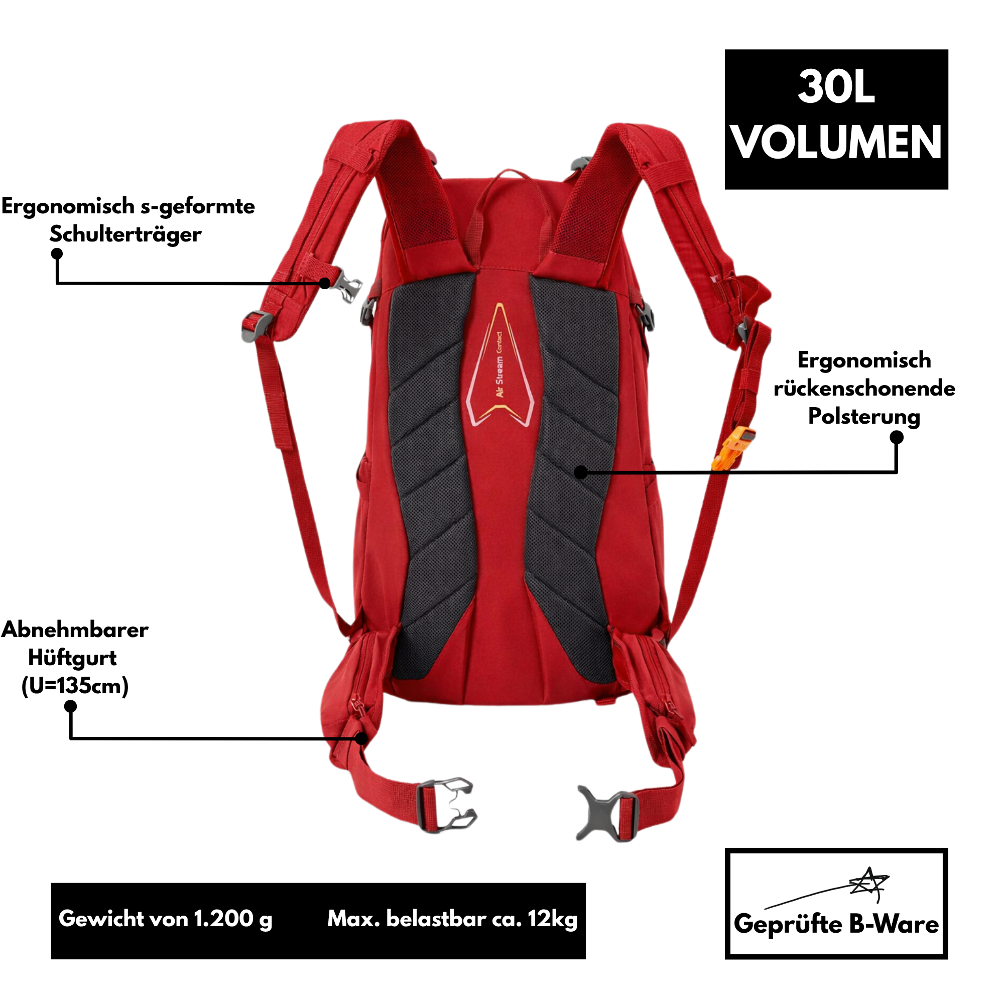 Terra Peak Flex 30 - Rucksack 30L - B-Ware