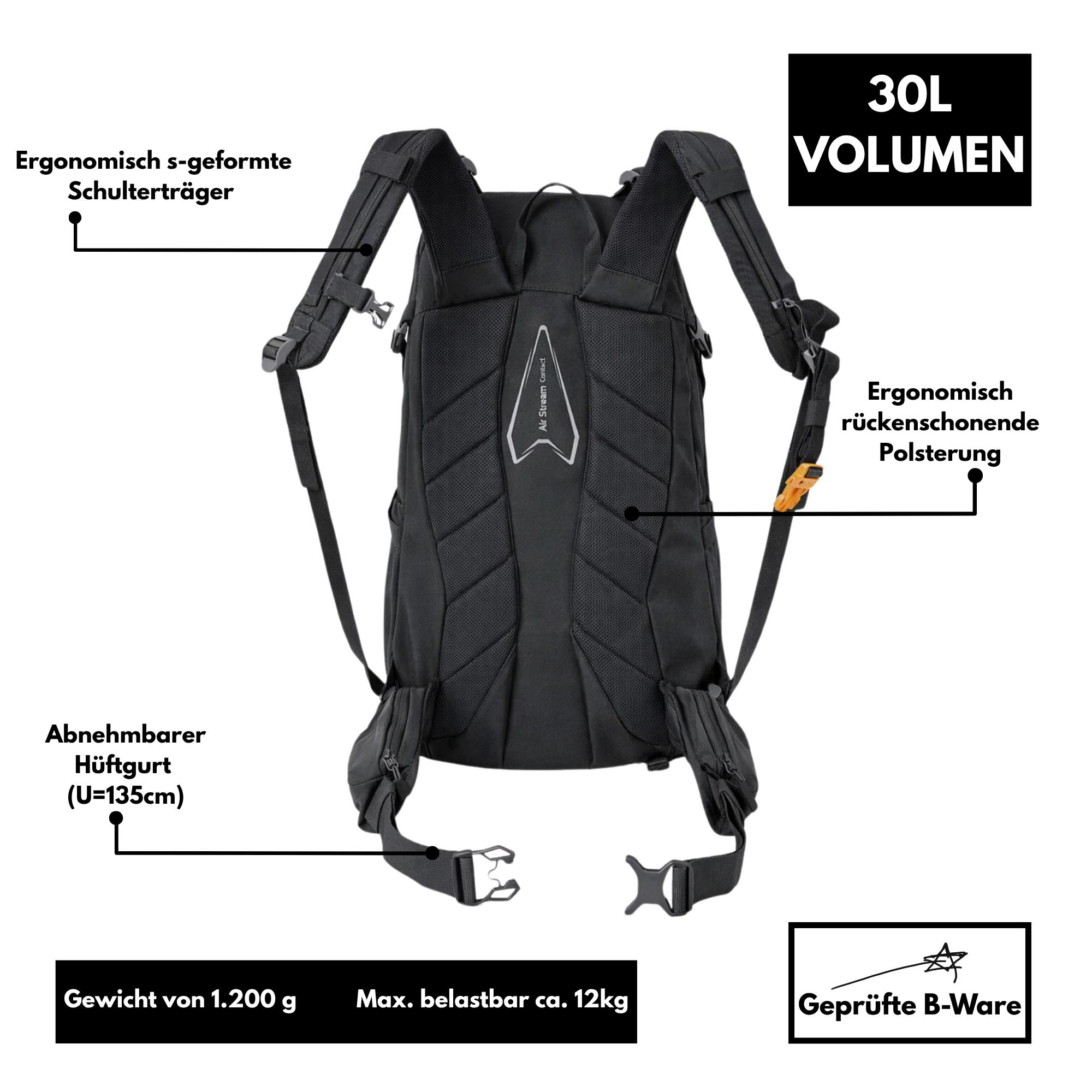 Terra Peak Flex 30 - Rucksack 30L - B-Ware