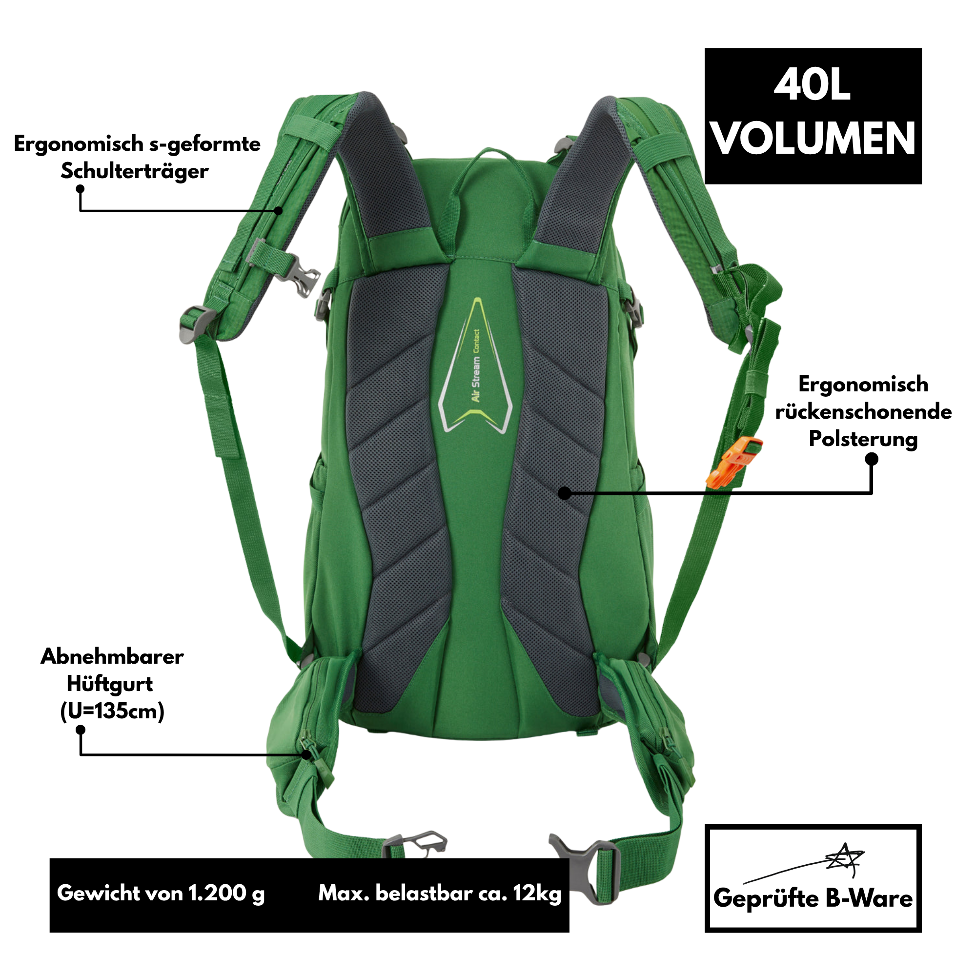 Terra Peak Flex 40 - Rucksack 40L - B-Ware
