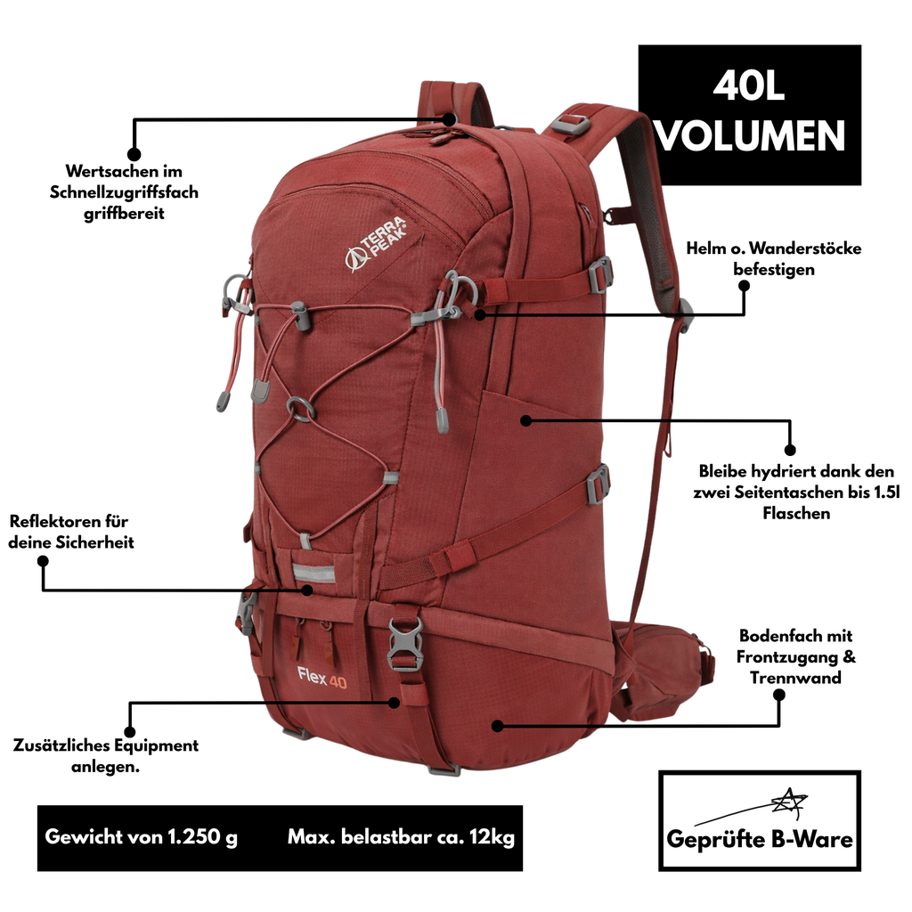 Terra Peak Flex 40 - Rucksack 40L - B-Ware